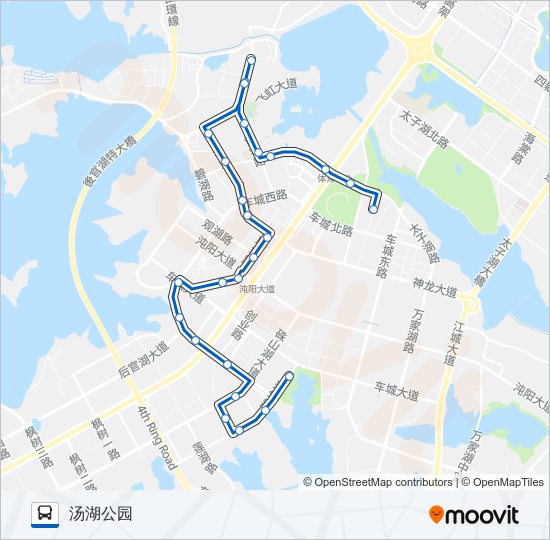 公交K02路的线路图