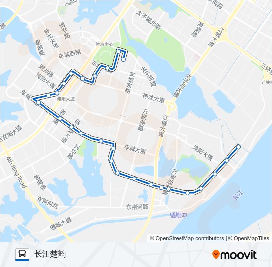 公交K03路的线路图