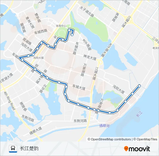 公交K03路的线路图