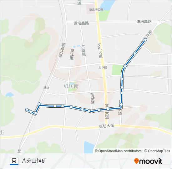 江夏4路 Bus Line Map