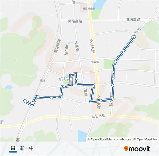 江夏4路 Bus Line Map