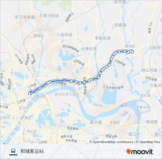 公交2181路的线路图