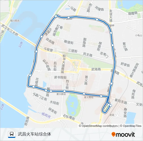 43路外环 Bus Line Map