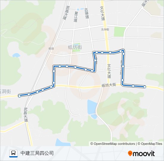公交江夏J9路的线路图