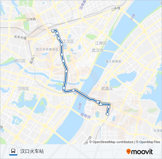 公交10通宵线路的线路图