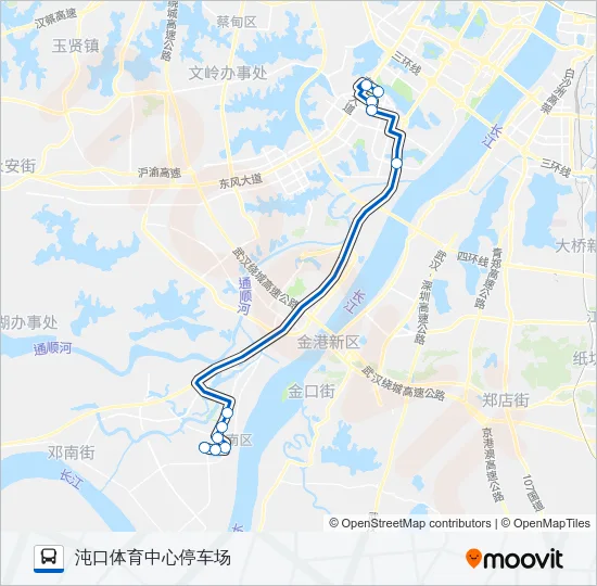 272路空调 Bus Line Map