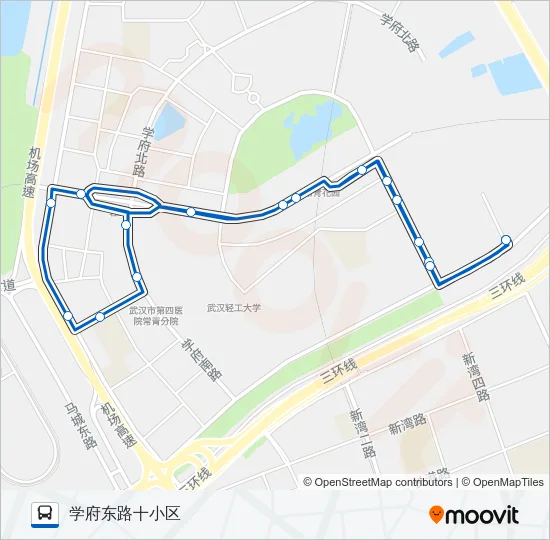 317路环线 Bus Line Map