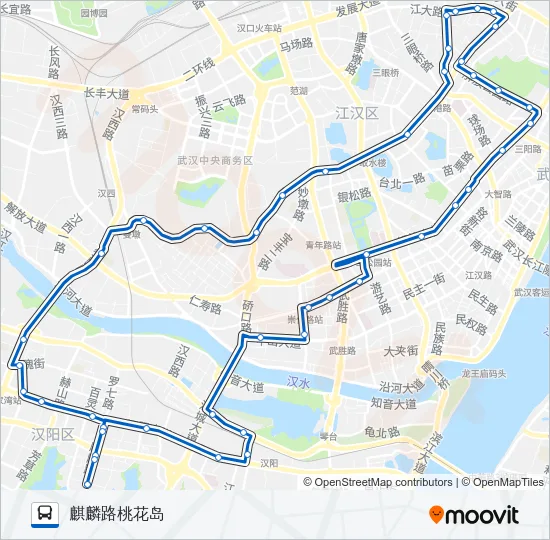 808路内环 Bus Line Map