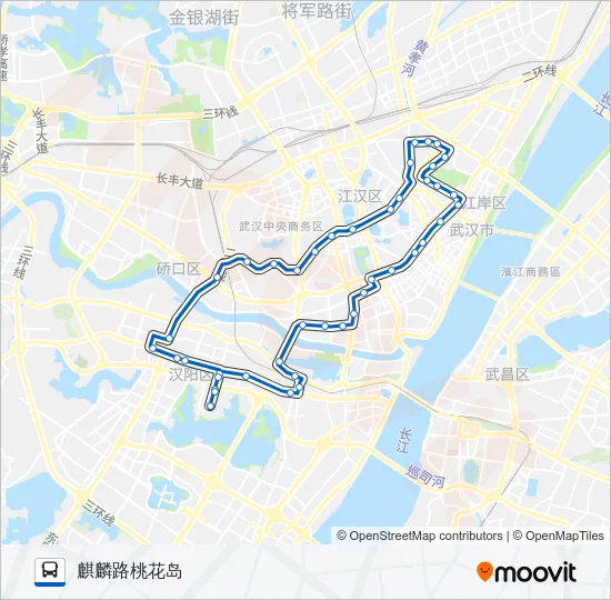 808路外环 Bus Line Map