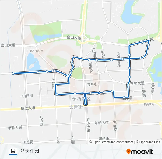 H81路内环 Bus Line Map