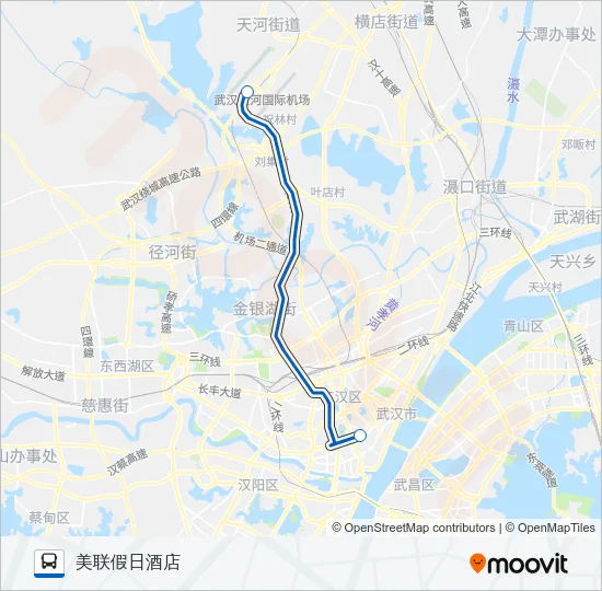 机场巴士三线 Bus Line Map