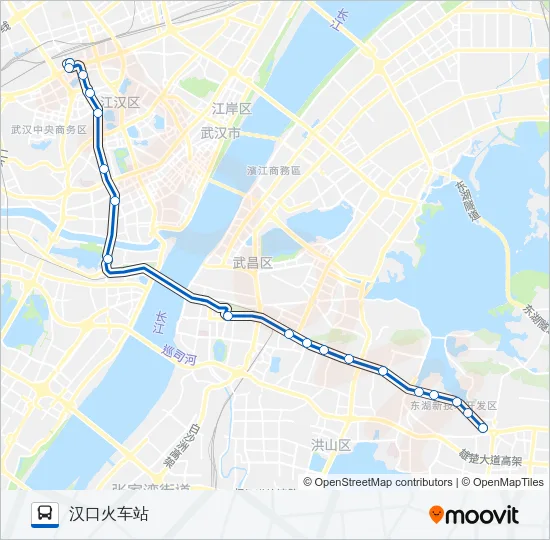 703路通宵线 Bus Line Map