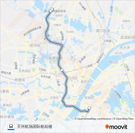 机场巴士2号线 Bus Line Map