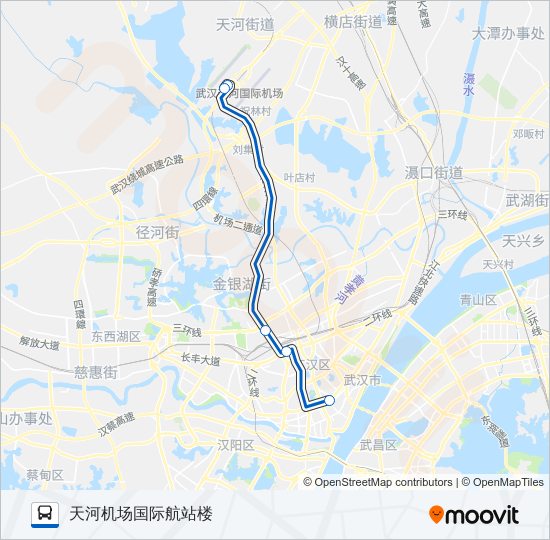 机场巴士3号线 bus Line Map