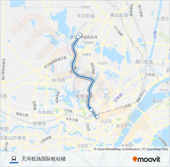 机场巴士4号线 Bus Line Map