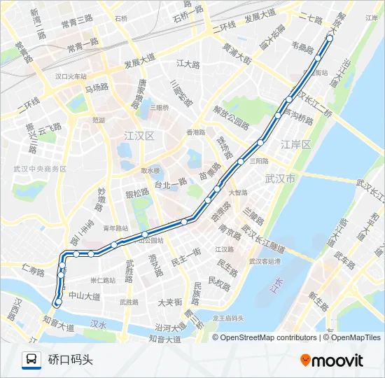 电车3路 Bus Line Map