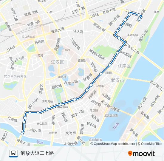 电车3路 Bus Line Map