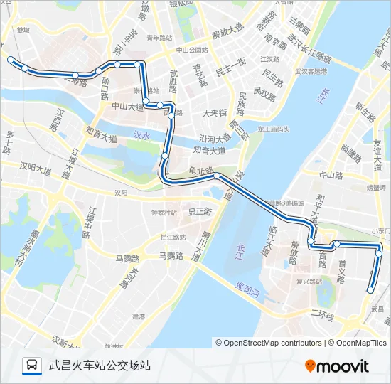 电车4路 Bus Line Map