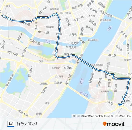 电车4路 Bus Line Map