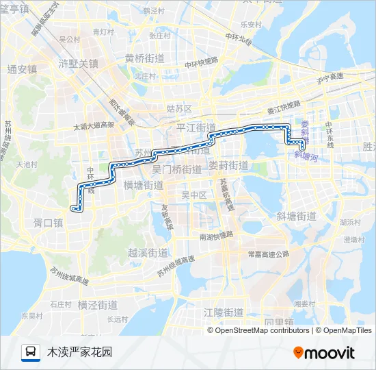 公交2路的线路图