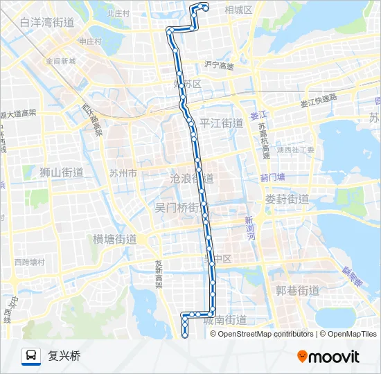 5路 Bus Line Map