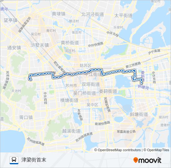 6路 bus Line Map