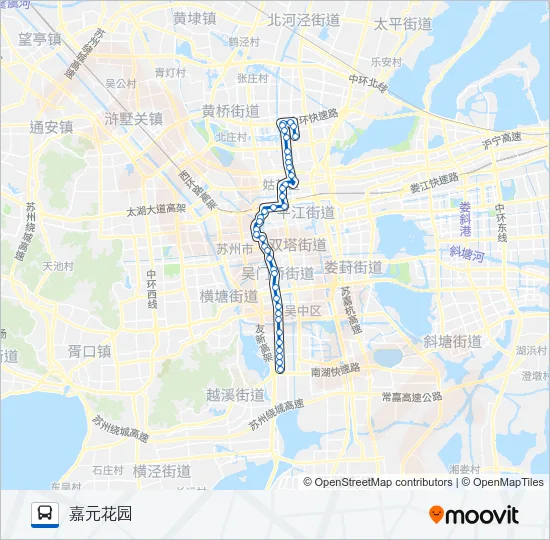 7路 Bus Line Map