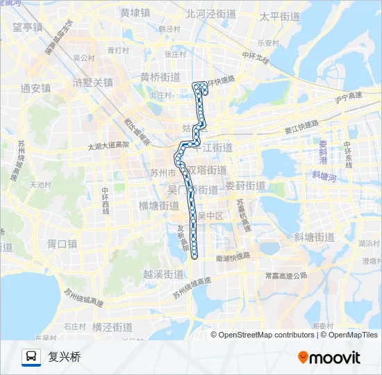 7路 Bus Line Map