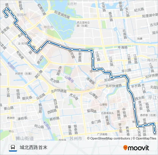 8路 Bus Line Map