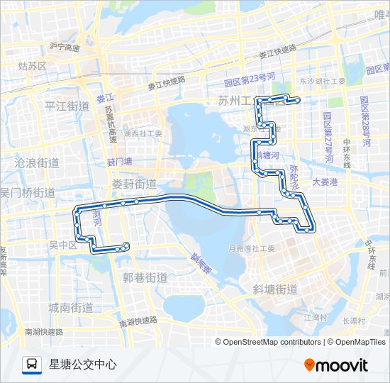 公交16路的线路图