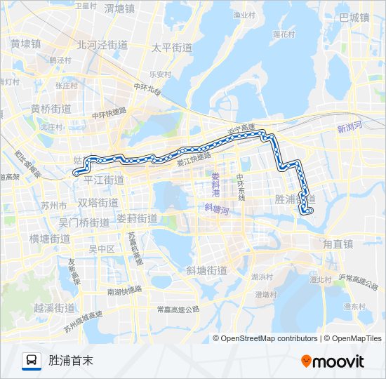 公交19路的线路图