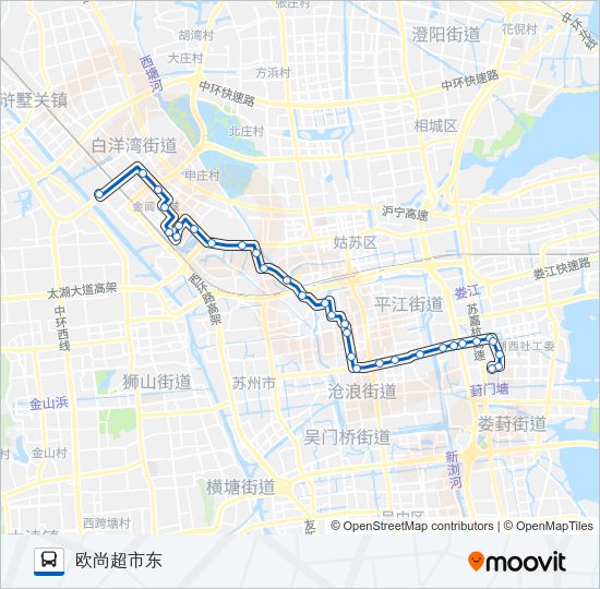 公交32路的线路图
