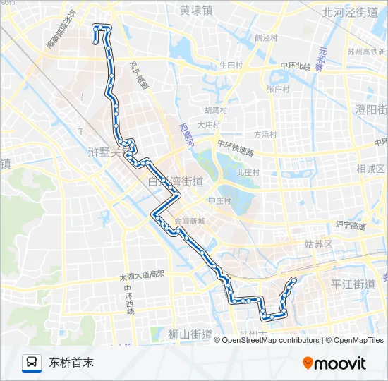 34路 Bus Line Map