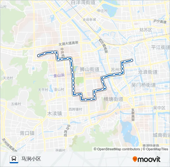 35路 Bus Line Map