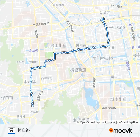 38路 Bus Line Map