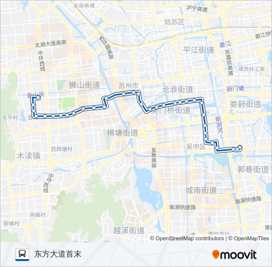 公交39路的线路图