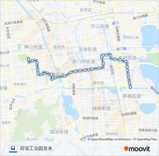 公交42路的线路图