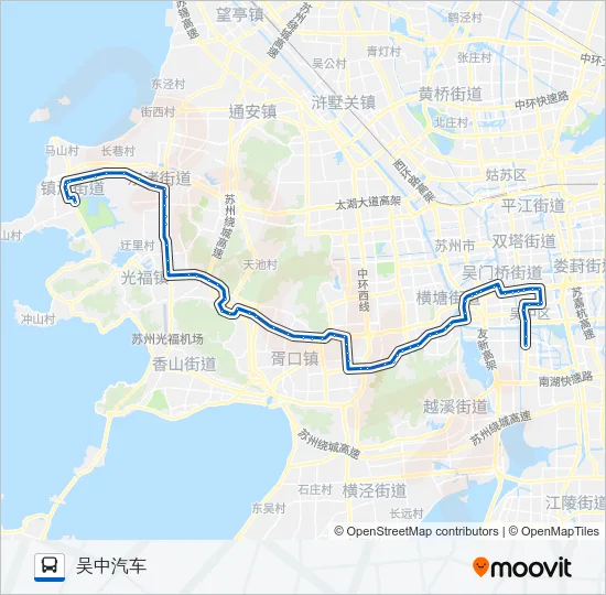 43路 Bus Line Map
