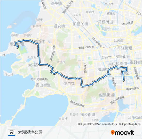43路 Bus Line Map