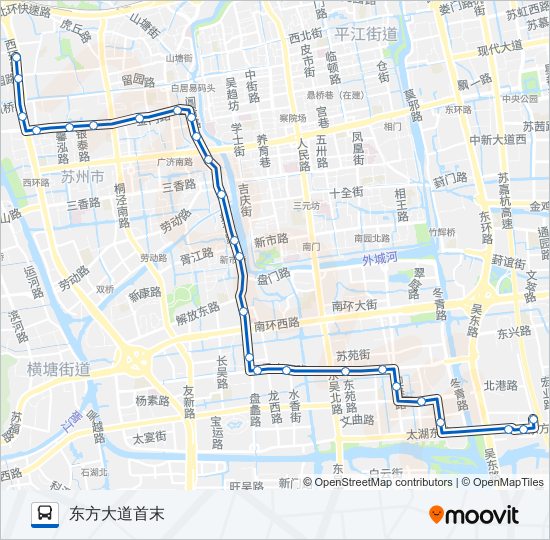 45路 bus Line Map