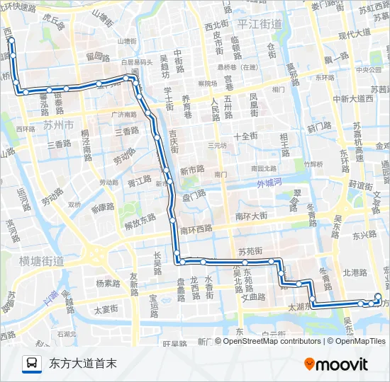 45路 Bus Line Map
