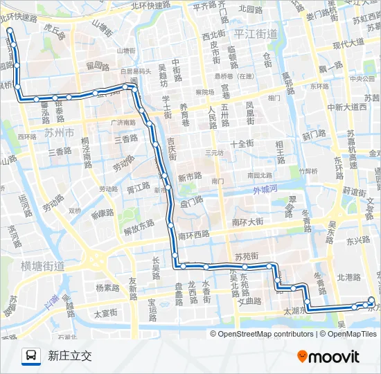 45路 Bus Line Map
