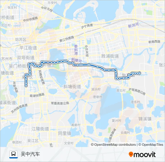 52路 Bus Line Map