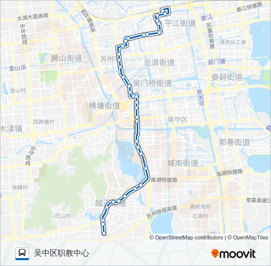 54路 Bus Line Map