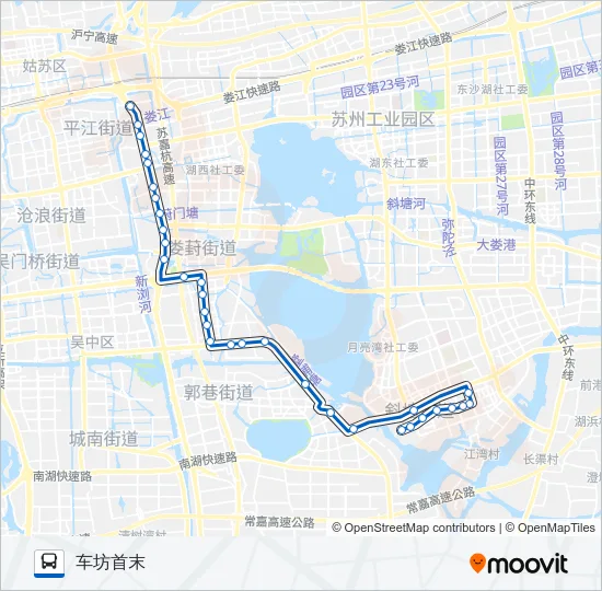 56路 Bus Line Map