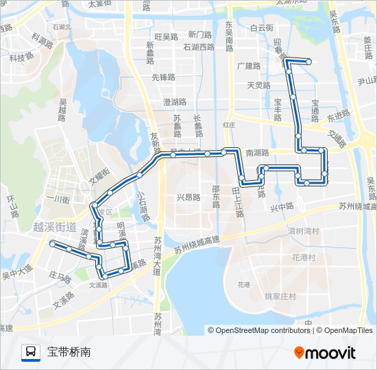 57路 bus Line Map