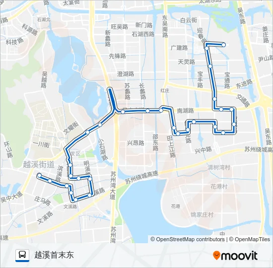 57路 Bus Line Map