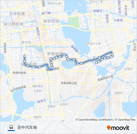 公交59路的线路图