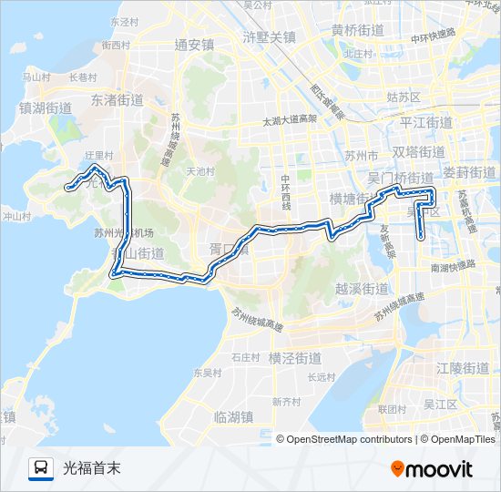 公交63路的线路图