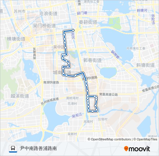 公交66路的线路图